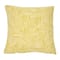 Hello Honey® Mustard & Cream Kuba Cloth Pattern Cotton Pillow